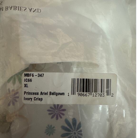 Show Me Your Mumu Princess Ariel Ballgown in Ivory Crisp NWT Size XL - Picture 9 of 9